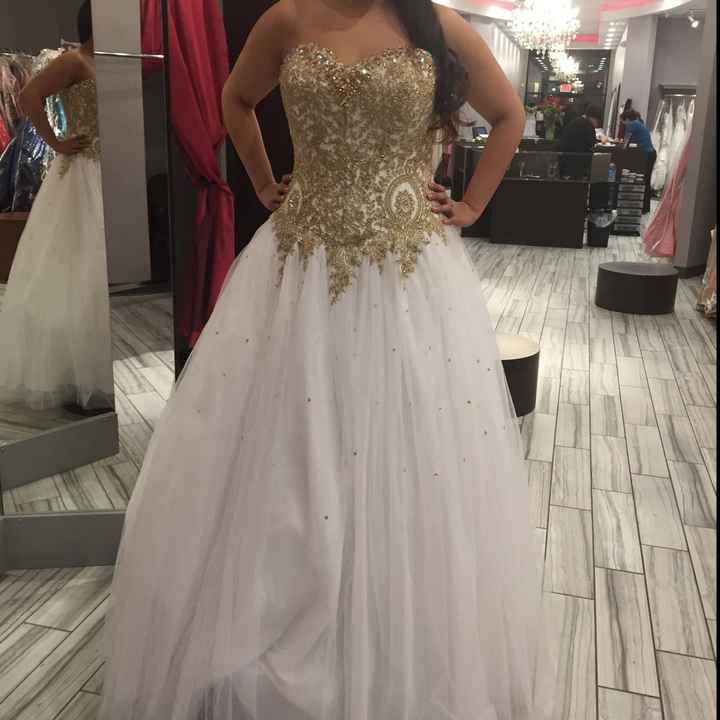 Got a new reception dress!!!