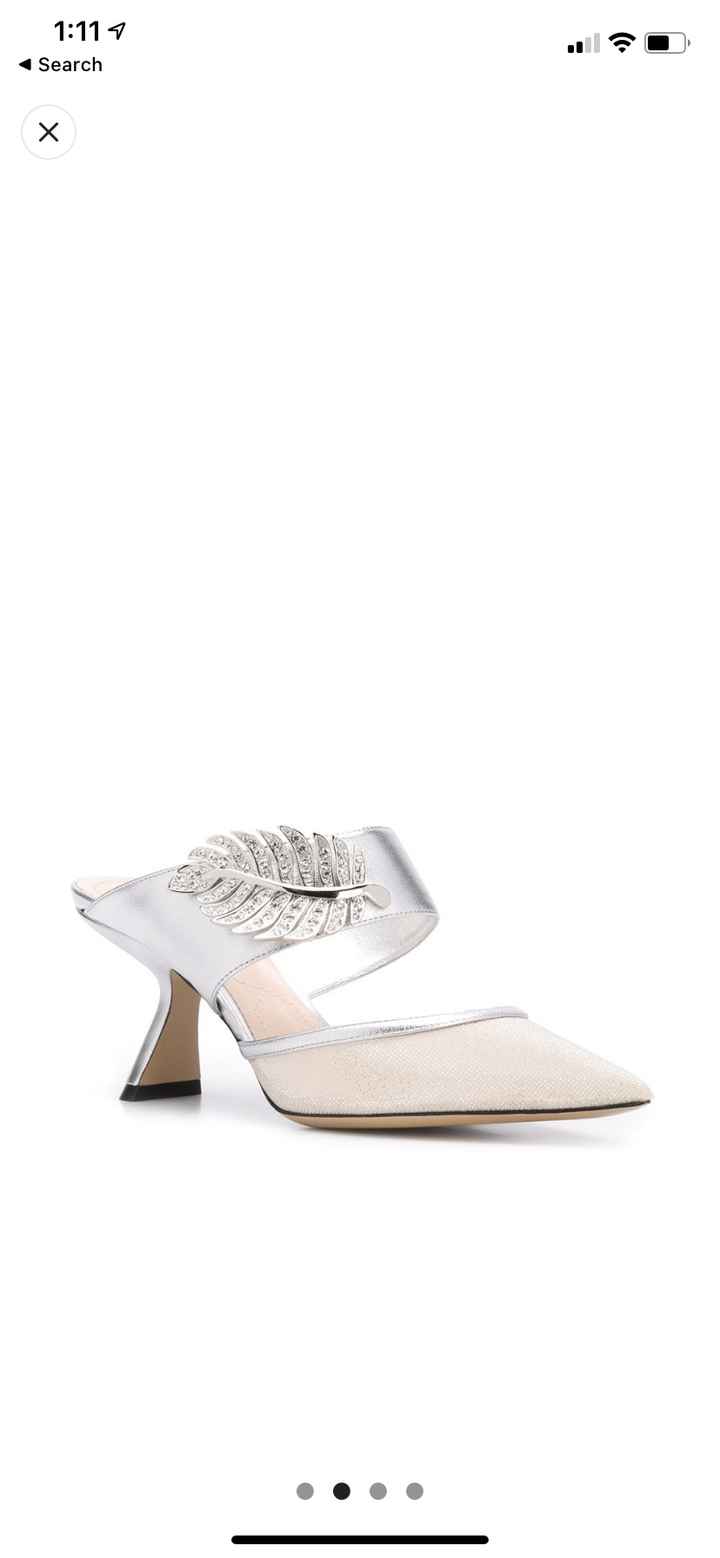 Heel Mules with wedding dress? - 1