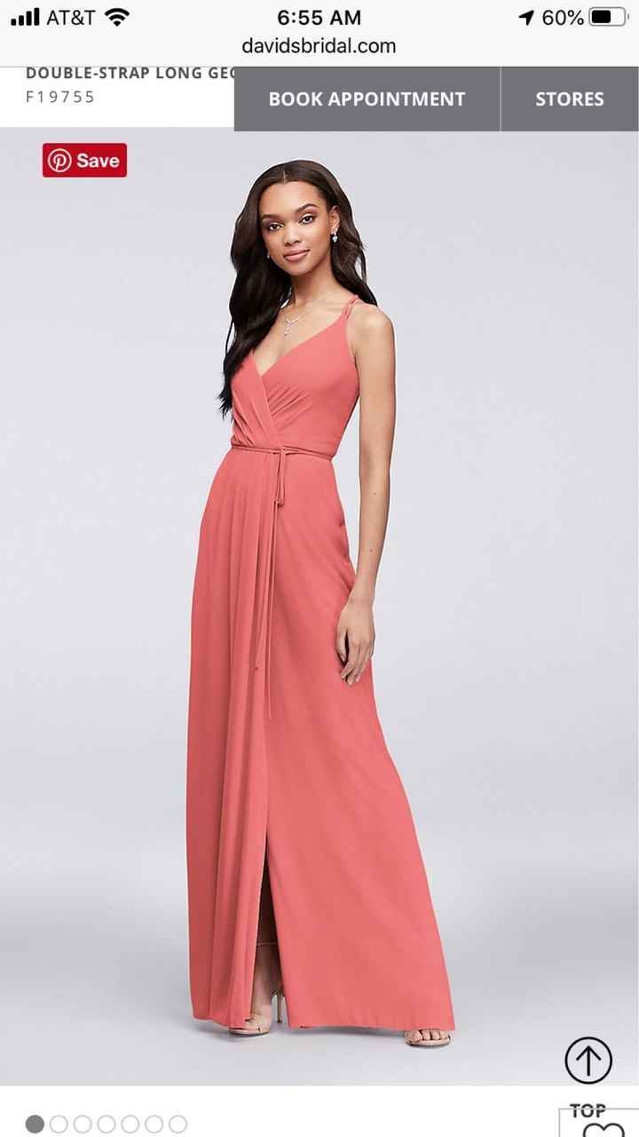 Bridesmaid dress options - 1