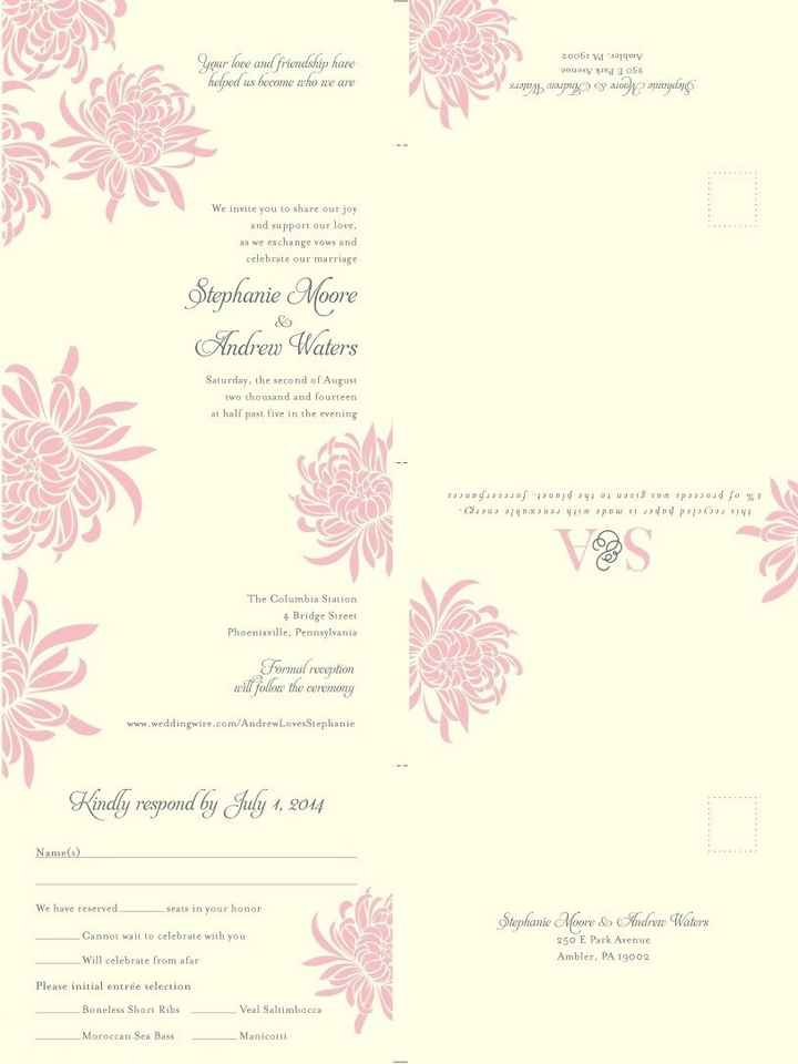 Show us your wedding invitations!