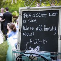 Help signs..  outside stands?