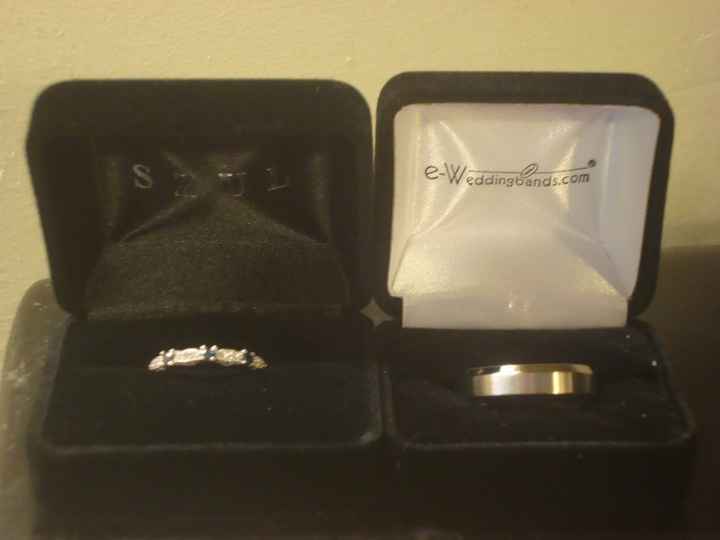 rings are here.. I'm so excited!