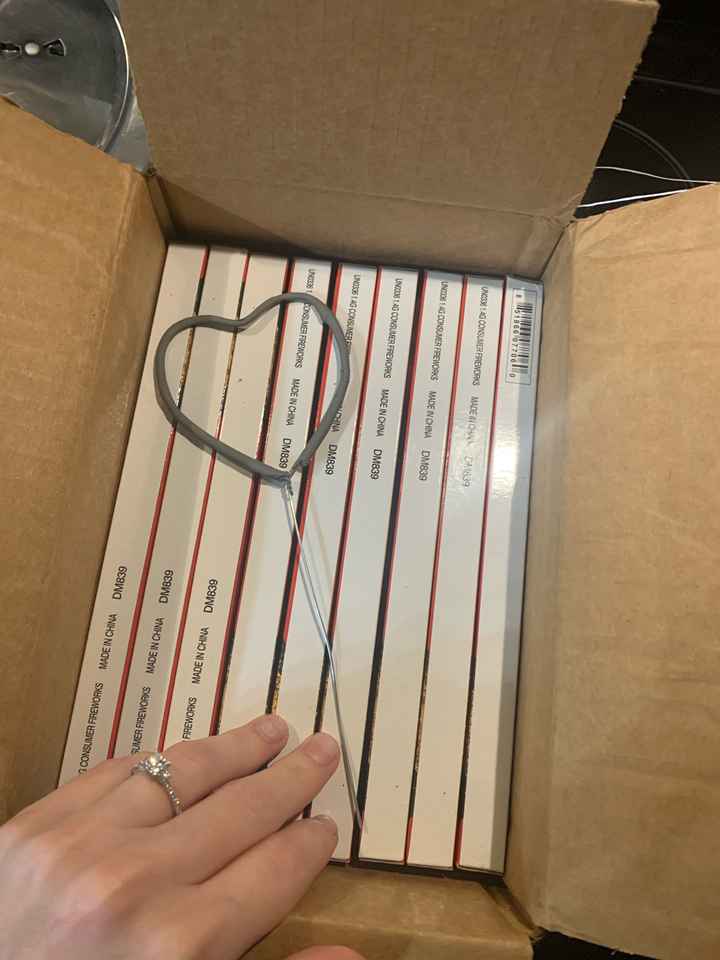 Heart shaped sparklers - 1