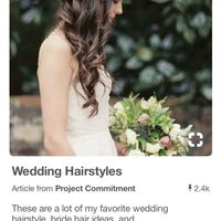 Hair for open back dresses - 1