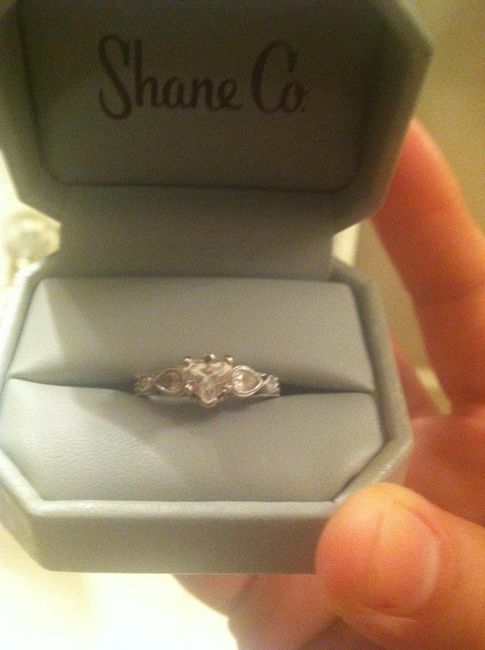 We haven't seen any BLING in a while!  Show off your rings!