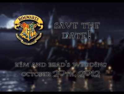 Here is my save the date card!