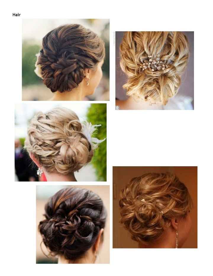 Show us your hairstyle for your wedding day!!!