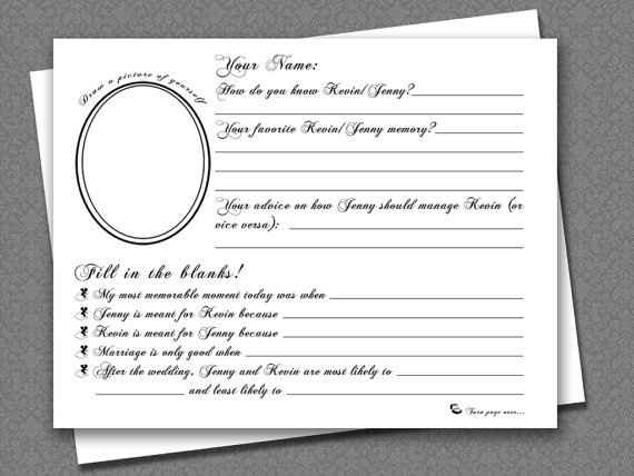 Guest book...