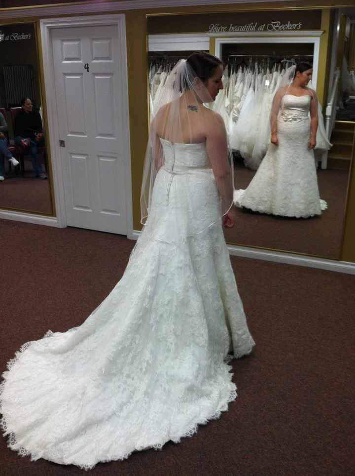 Trying to decide between two wedding gowns.. HELP PLEASE! :)