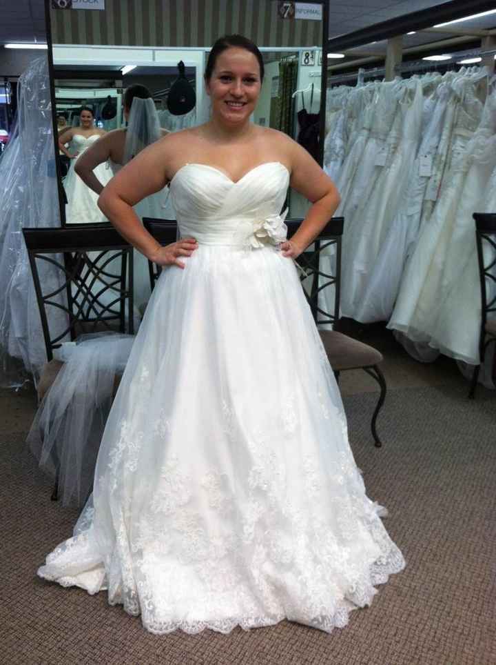 I said "yes" to the dress! :)