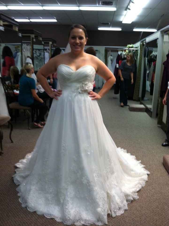 I said "yes" to the dress! :)