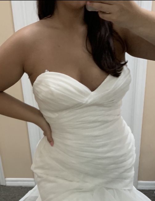 Is the bust of my dress too big? 2
