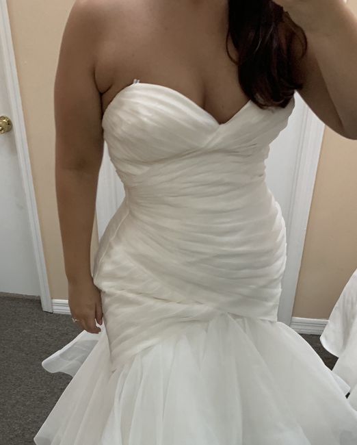 Is the bust of my dress too big? 3