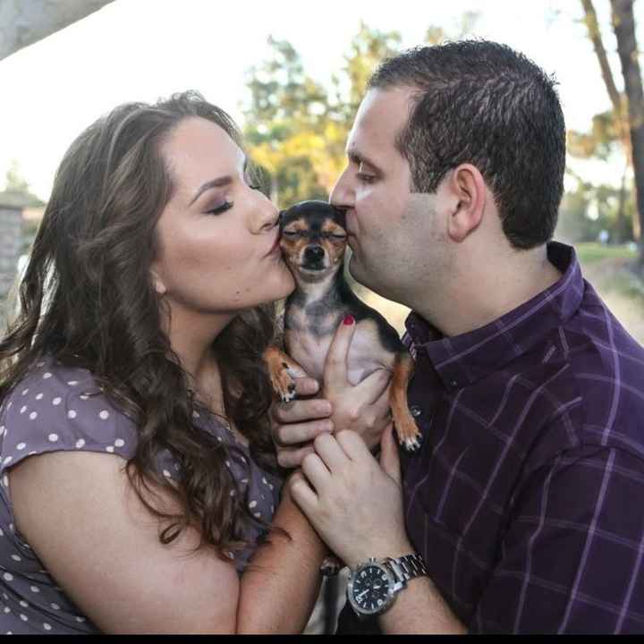 Having your pet in the engagement photos?