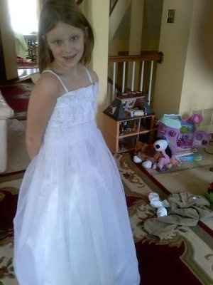 My fg and her dress! :-)