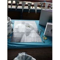 is anyone else not doing a guest book or anything else that ask people to write their names/comments