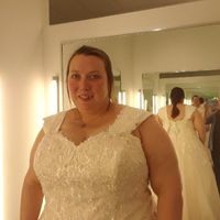 Does your wedding dress have lace, beading, or both? - 3