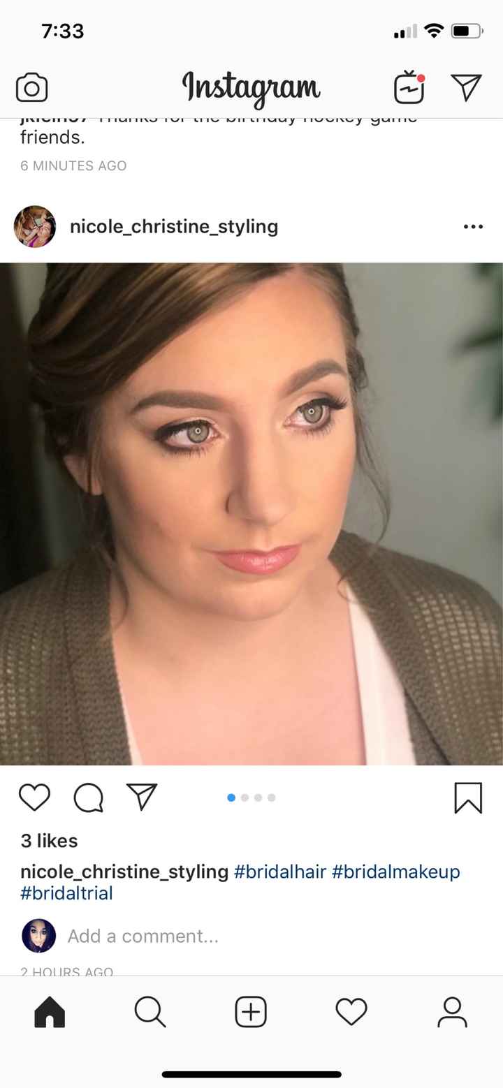 Show me pics from your Bridal Hair & Makeup Trial - 1