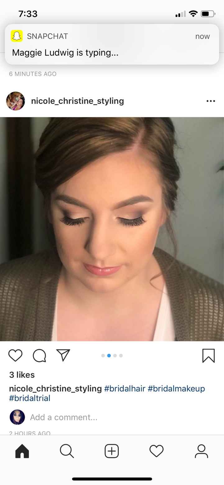 Show me pics from your Bridal Hair & Makeup Trial - 2