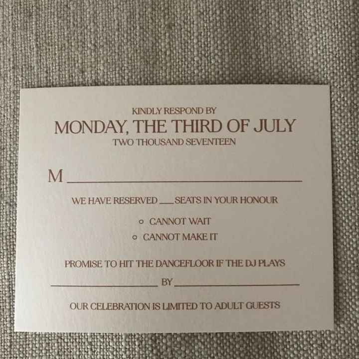 No kids at my wedding, not even newborns