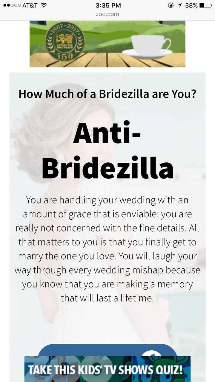How much of a bridezilla are YOU?