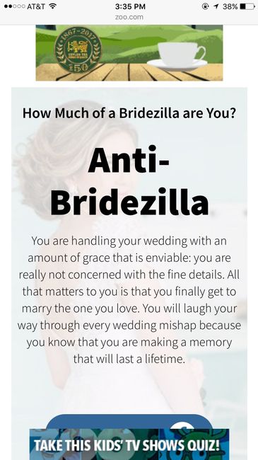 How much of a bridezilla are YOU?