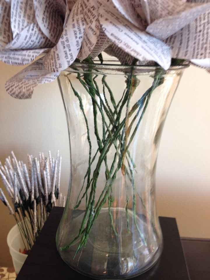 HELP!!! Making all paper flowers...don't know what to us for filler....