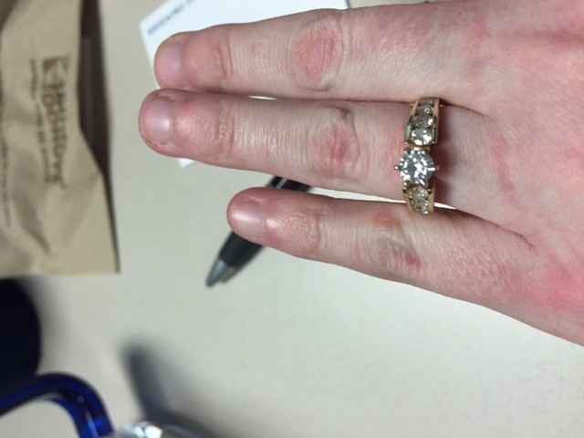 SPINOFF: Whether you like your engagement ring or not, let's see them!