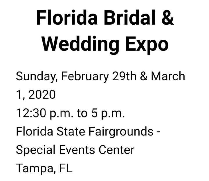 Florida Bridal & Wedding Expo - 1
