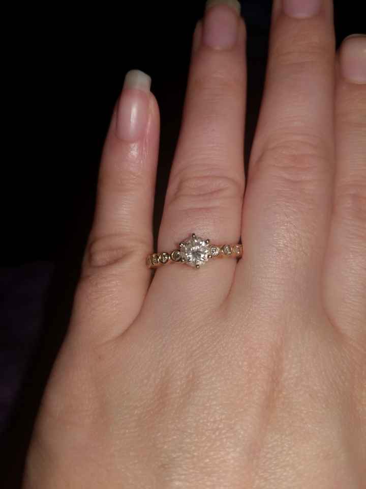  Anyone else have Bezel setting rings? - 1