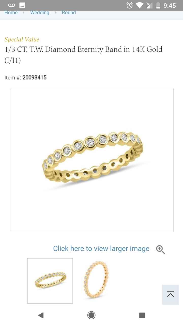  Anyone else have Bezel setting rings? - 2