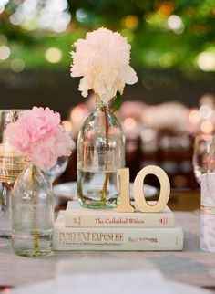 Books for Centerpieces- Ideas?