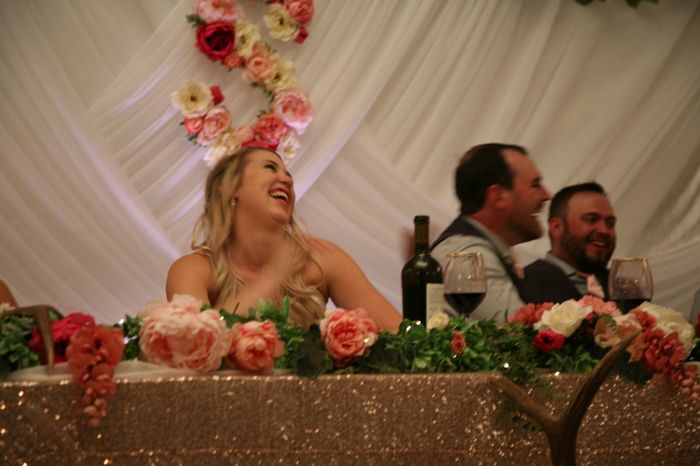 I just wanted you to see that she picked peony as her flower for decor. She searched for real lookin