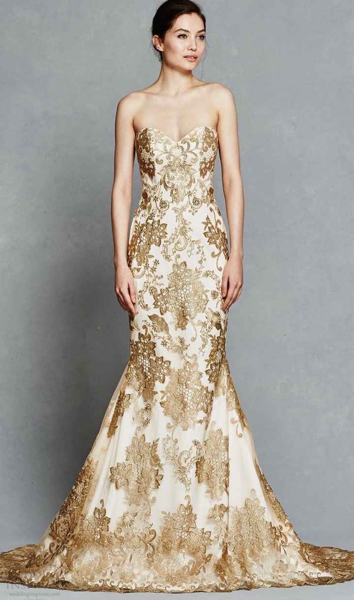 Anyone wearing a colored dress? - 1