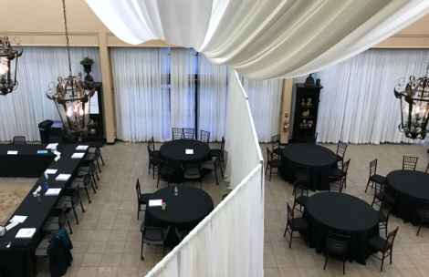 Wedding ceremony and reception in the same room - 2
