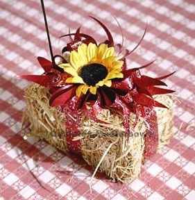 Picinic-y/rustic Centerpieces - 1