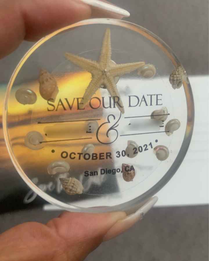 New Save-the-dates Arrived (again) - 1