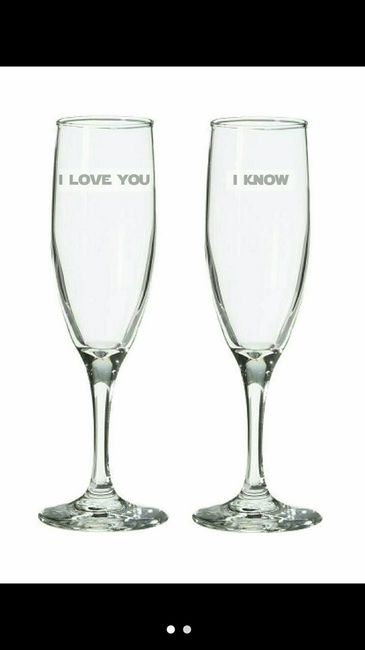Show me your wedding flutes!