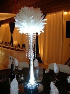 eiffel vase with crystal chain question??