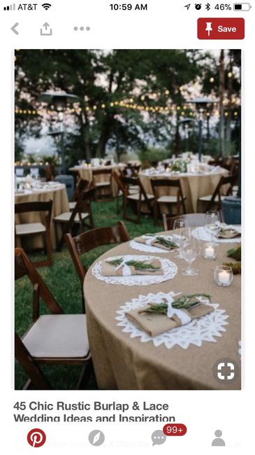 Paper and Plastic dinnerware for an outdoor reception? 1