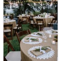  Paper and Plastic dinnerware for an outdoor reception? - 1