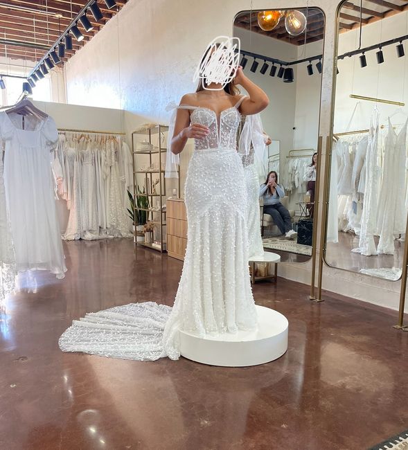 Help me decide between two wedding dresses 8