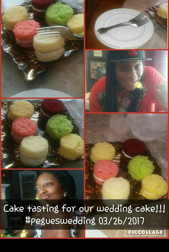 Cake Tasting!!!