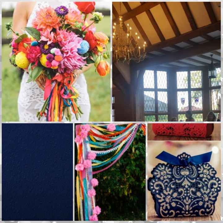 Colorful with navy - 1