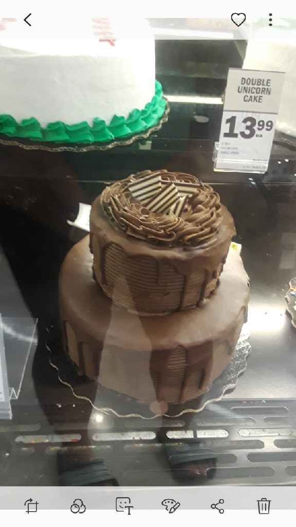 Cake advice from grocery stores. Affordable and stress free - 1