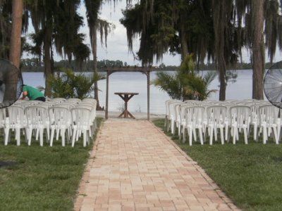 Help with Rusic/spanish flare wedding theme. Any suggestions?? PICS attached of venue