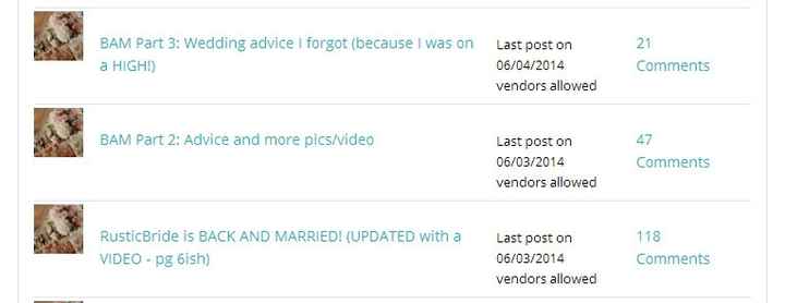 Rustic Bride I missed your BAM post