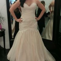Any bride getting married in a Pink blush dress?