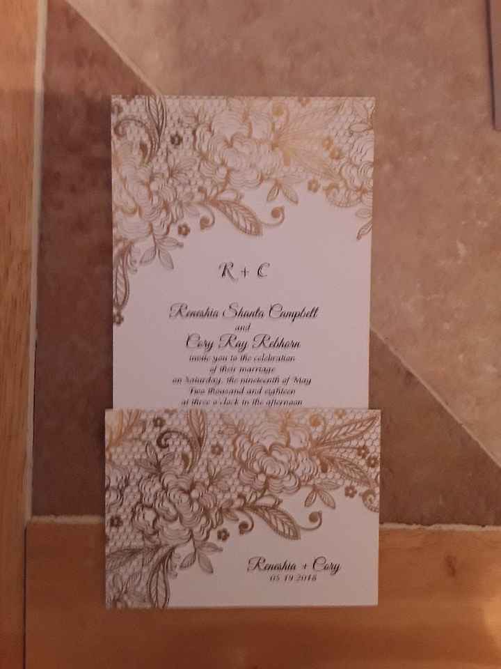 Ann's Bridal Bargain wedding invitations? - 1