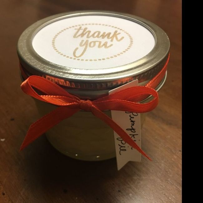 Candle Favors.